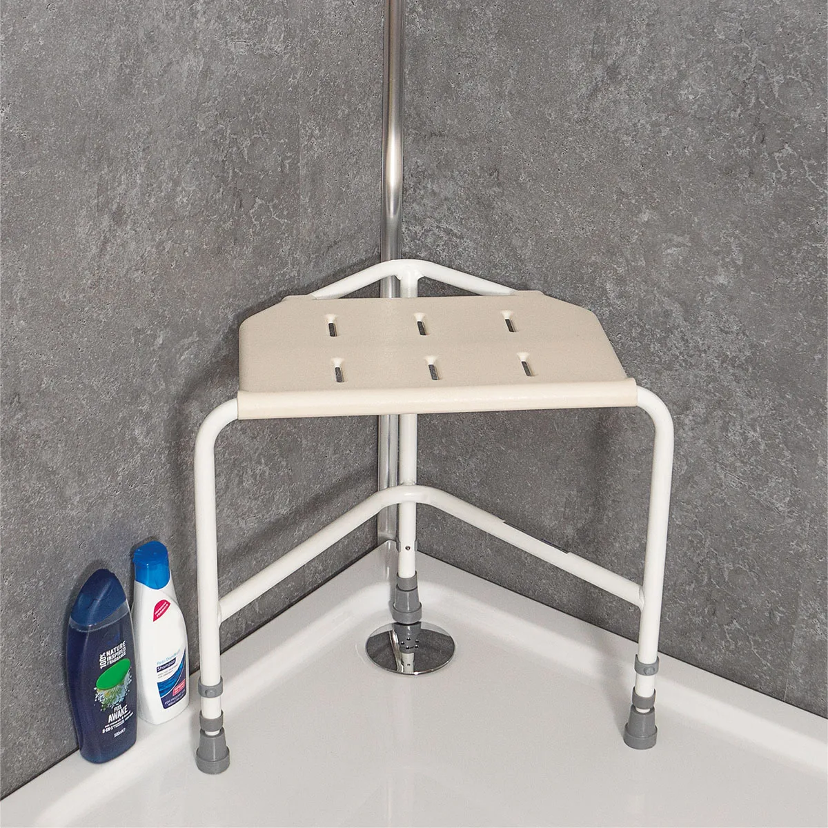 Pembury Corner Shower Stool In Shower.jpg